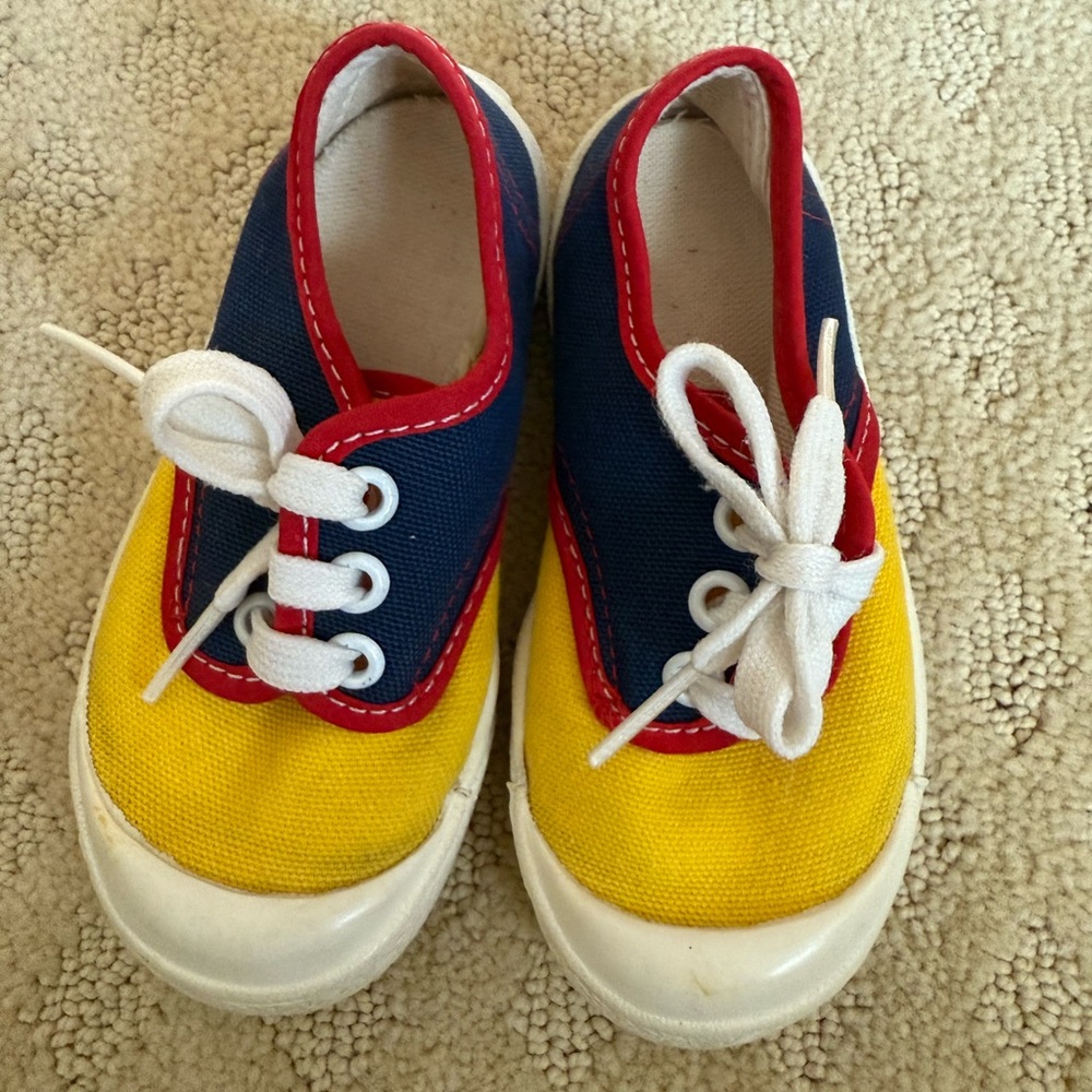 Vintage Gerber Colorful Kids Sneakers